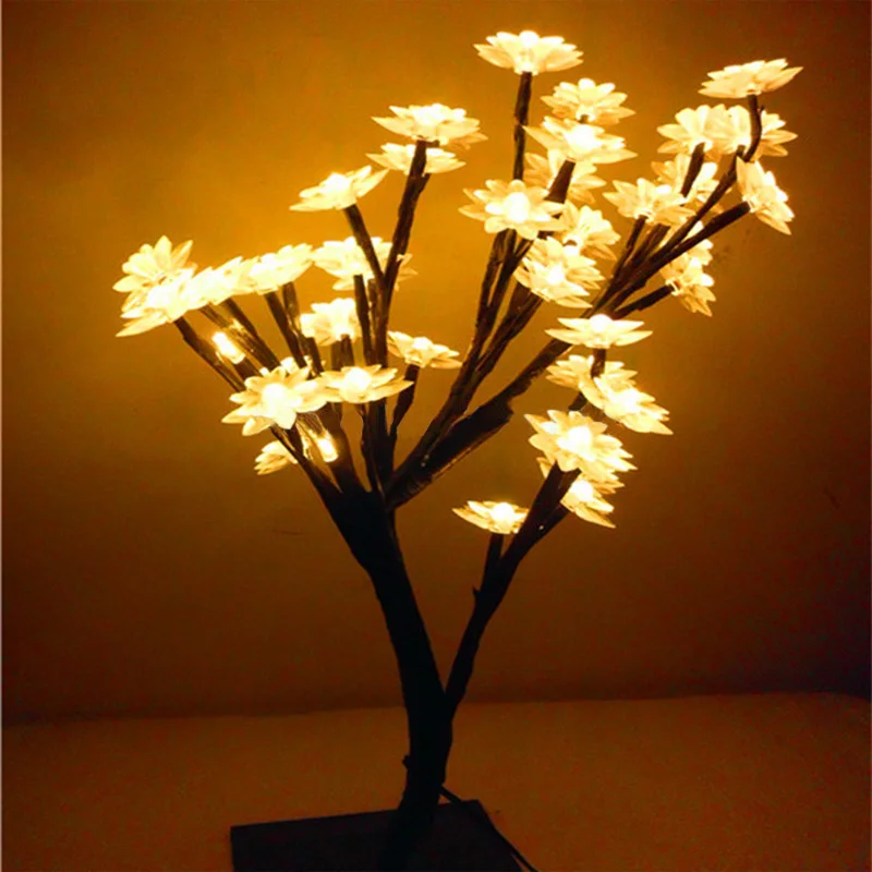 Cherry дерево ночные светильники стол настольные лампы домашние освещение для