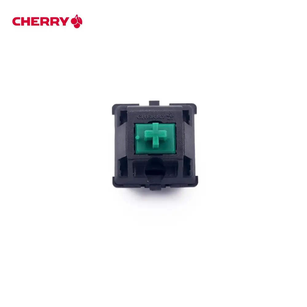 Green Cherry MX/RGB/бесшумный переключатель, черный, красный, синий, прозрачный, белый, зеленый, линейный, серый, переключатели для механической клавиатуры - Цвет: Green