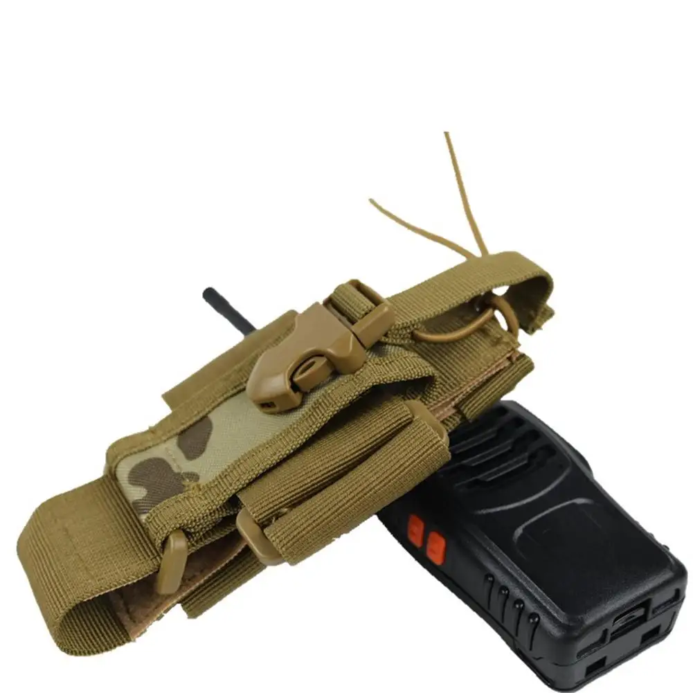 FGJ Molle Walkie Talkie чехол для рации сумка тактическая межтелефонная нейлоновая сумка для хранения на для военного использования Чехол Держатель Рюкзак для активного отдыха