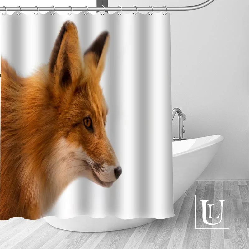 Хит продаж новая Экологически чистая занавеска для душа из лисы ванной комнаты