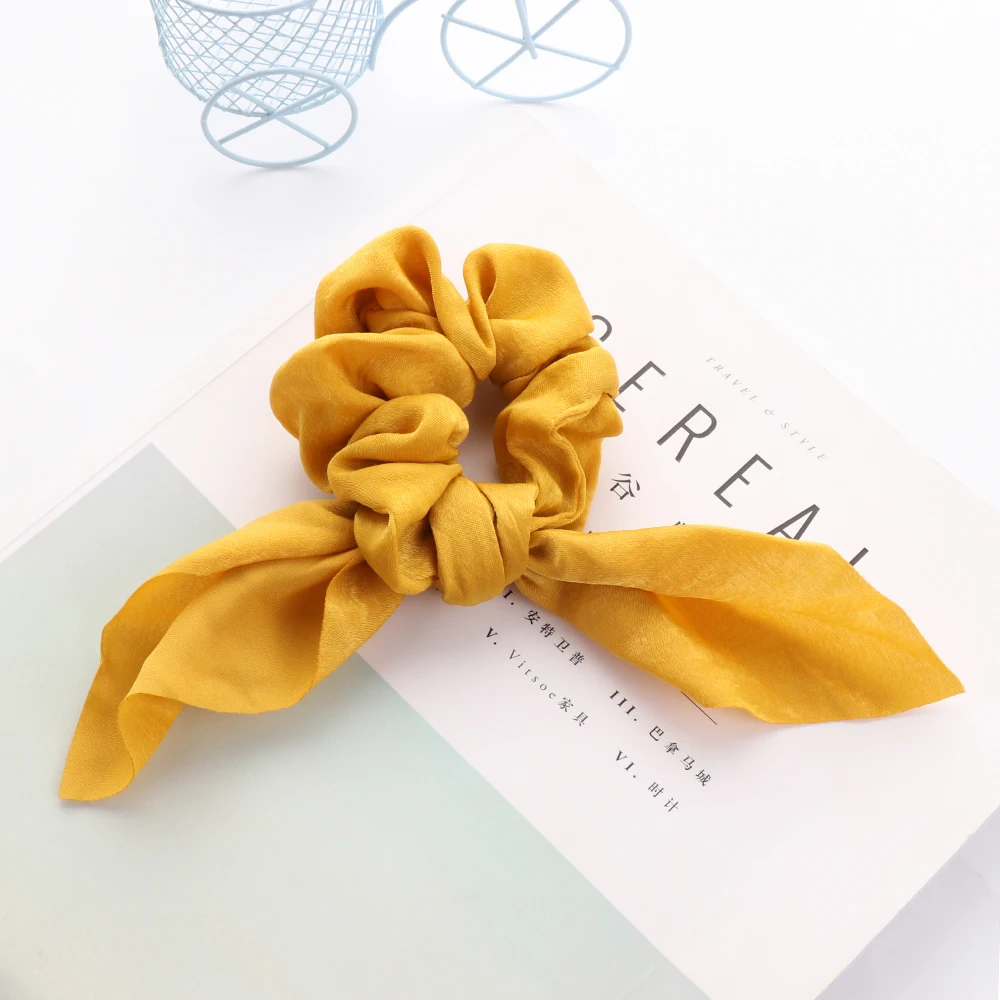 Модные резинки для волос с бантом эластичная повязка девочек аксессуары