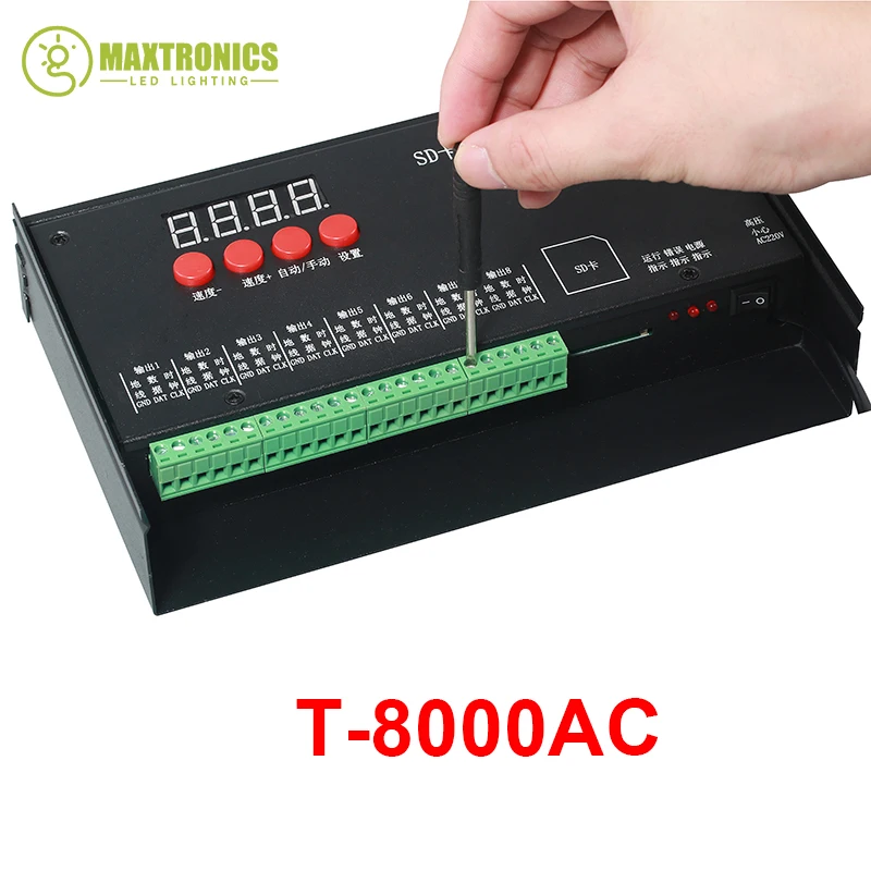 Контроллер пикселей для sd карты WS2801 WS2811 LPD8806 макс. 8192 5 в пост. Тока оптовая цена|pixel