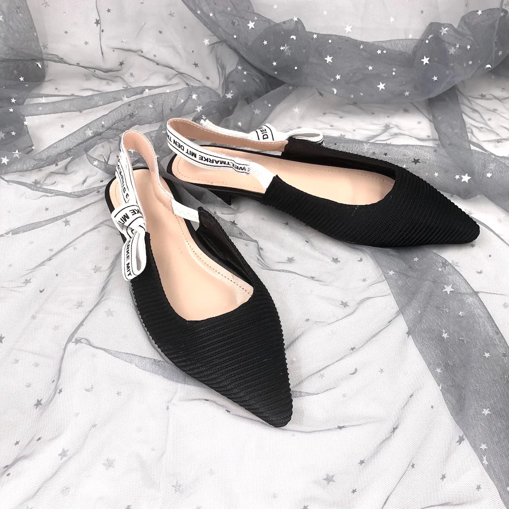 FITOW/Женская обувь на плоской подошве из натуральной кожи с острым носком и