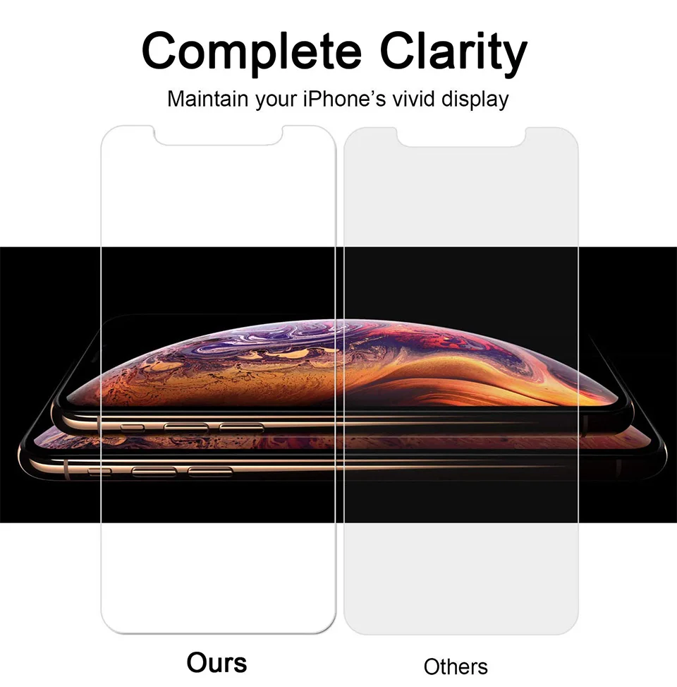 2 шт./лот X XS MAX XR Защитное стекло для iphone 6 iphone 6 S 6 S 7 8 Plus закаленное стекло на iphone 5 5S 4 4S стекло
