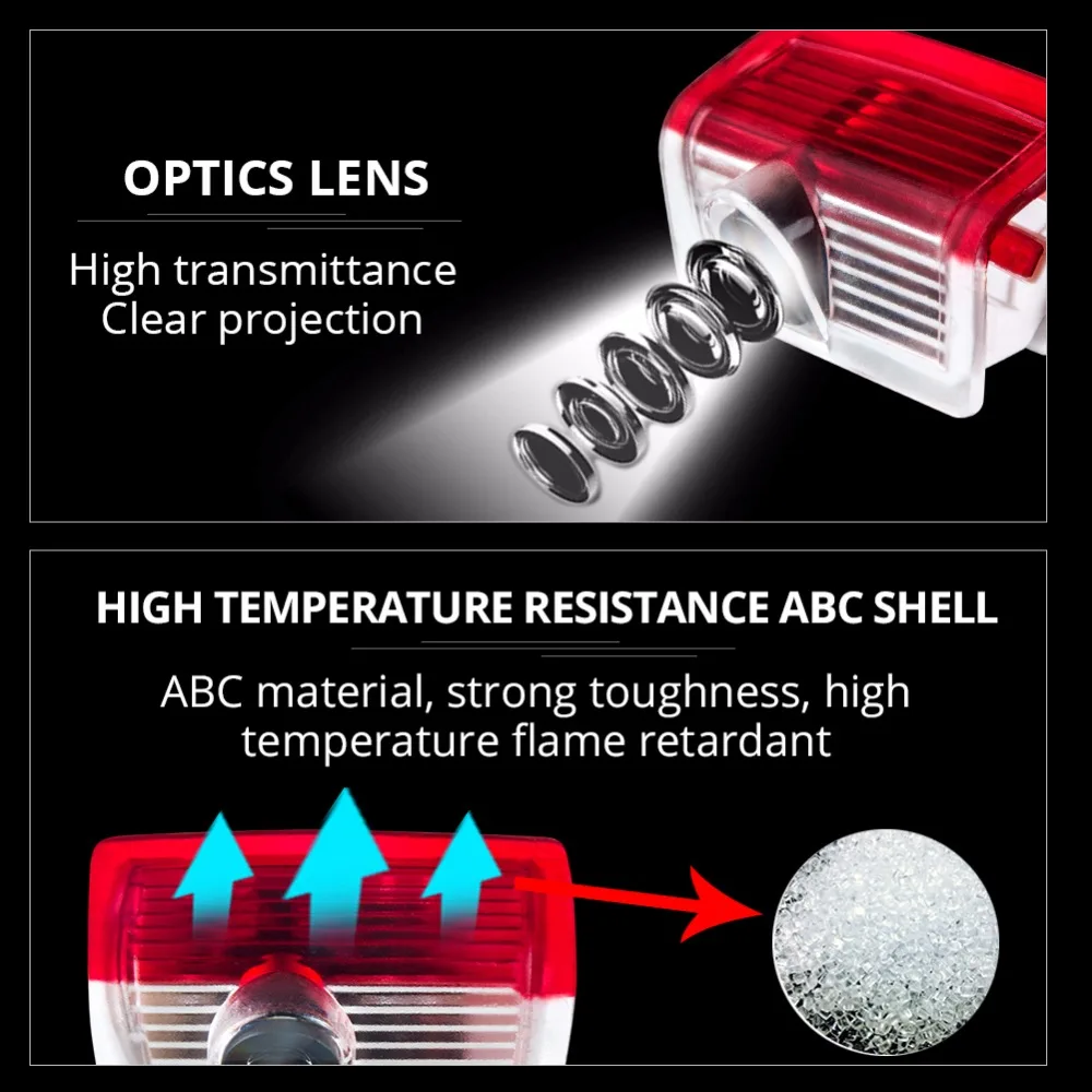 Светодиодный автомобиль аксессуары авто дверь лазерный проектор логотип