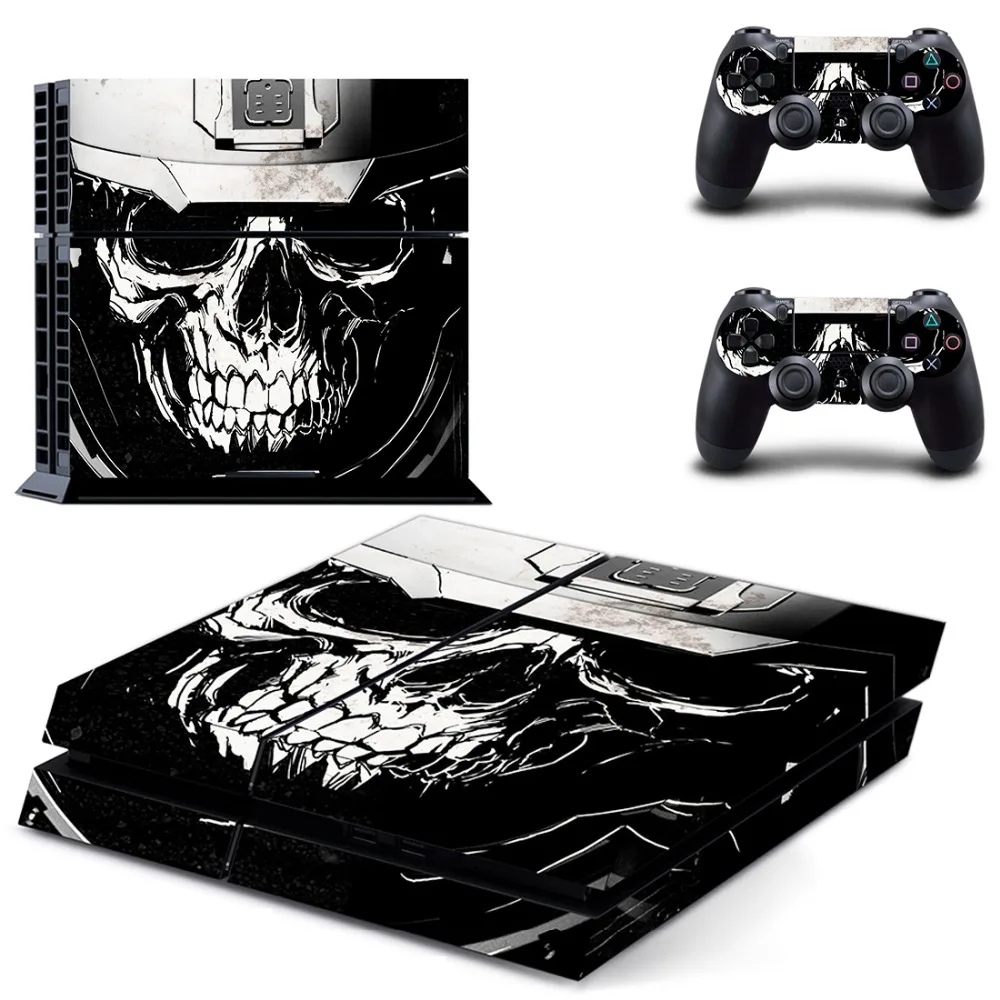 Наклейка на кожу PS4 Виниловая наклейка для консоли Sony Playstation 4 и 2 контроллера