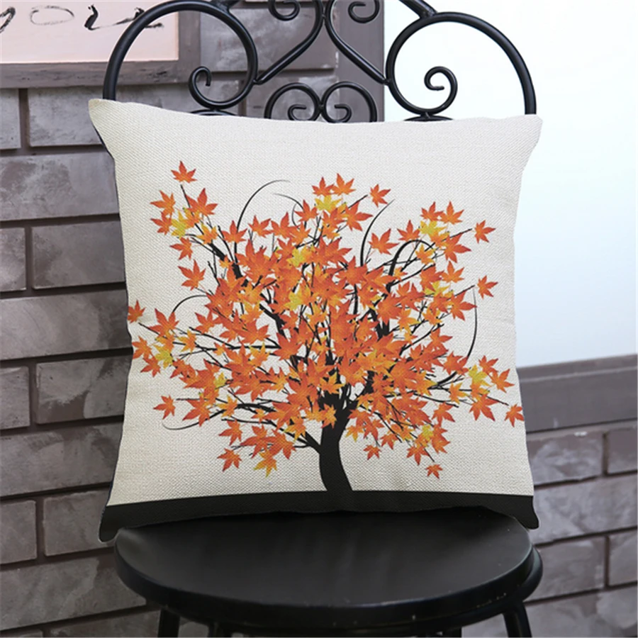 Бархатный Чехол для подушки с принтом дерева чехол офисного кресла дома