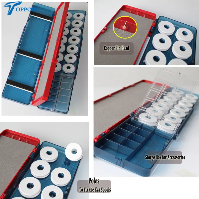 Многофункциональная коробка для рыболовных снастей 3 х слойная тайваньской