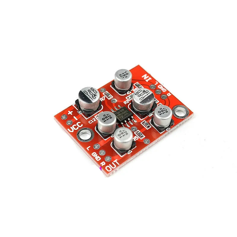 

AIYIMA TDA1308 Preamplifier Amplifier Audio Board Single Power Supply DC3-6V