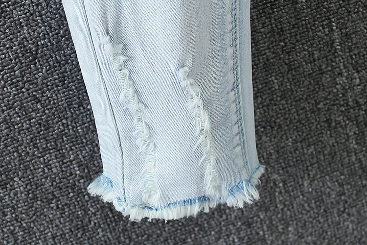 2018 Джинсы для женщин Большие размеры новая весенняя Корейская версия отверстие