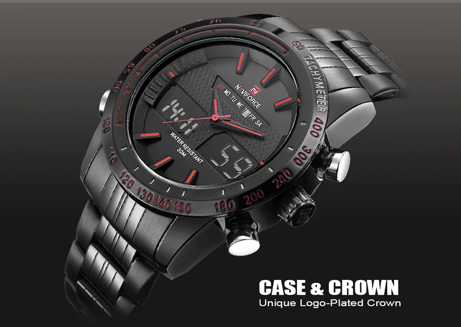 Relogio masculino NAVIFORCE роскошные мужские модные спортивные часы мужские кварцевые цифровые аналоговые часы мужские наручные часы 9024 Прямая поставка