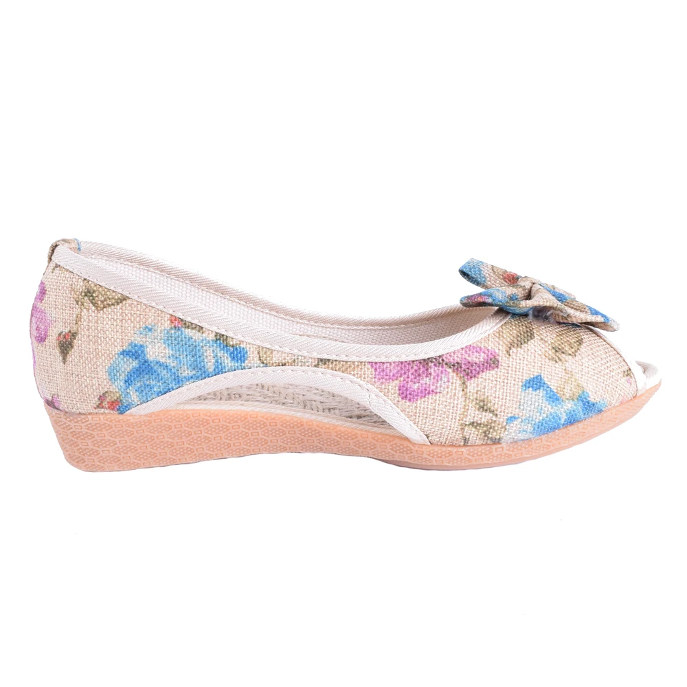 Женская обувь на плоской подошве в винтажном стиле Сезон лето Новинка Мягкая