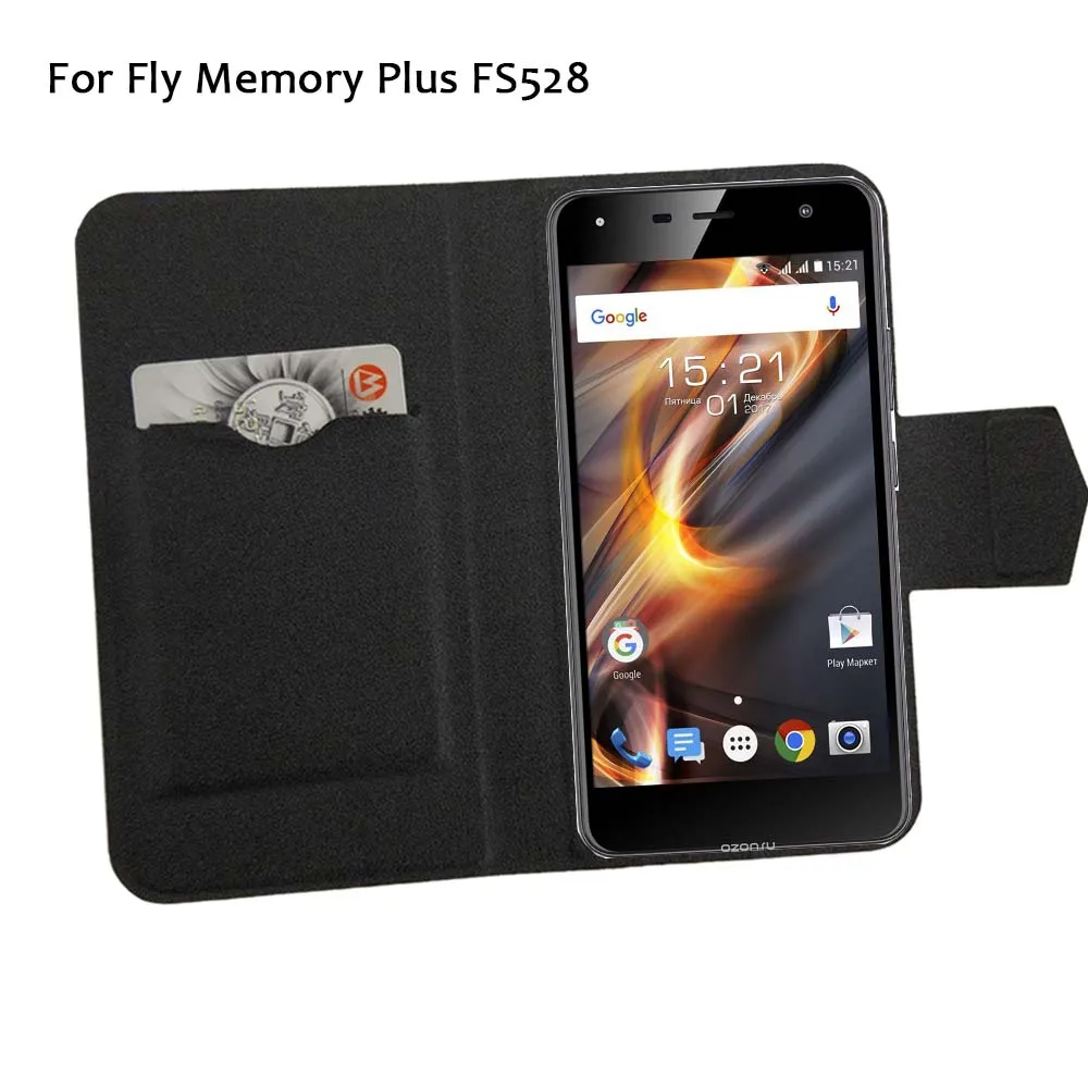 5 цветов Лидер продаж! Кожаный чехол для Телефона Fly Memory Plus FS528 роскошный с