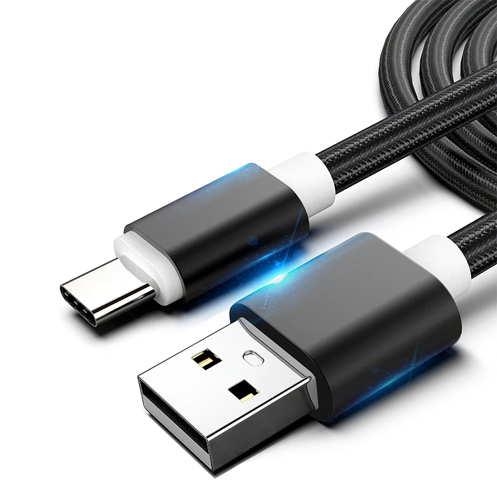 1 м 2 м 3 м usb type-C кабель для xiaomi red mi note 7 USB-C для быстрой зарядки мобильного телефона type-C кабель для samsung Galaxy S9 S8 Plus