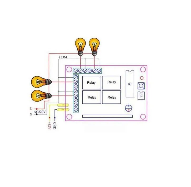 Супер RF передатчик приемник Беспроводной освещение Дистанционное Управление