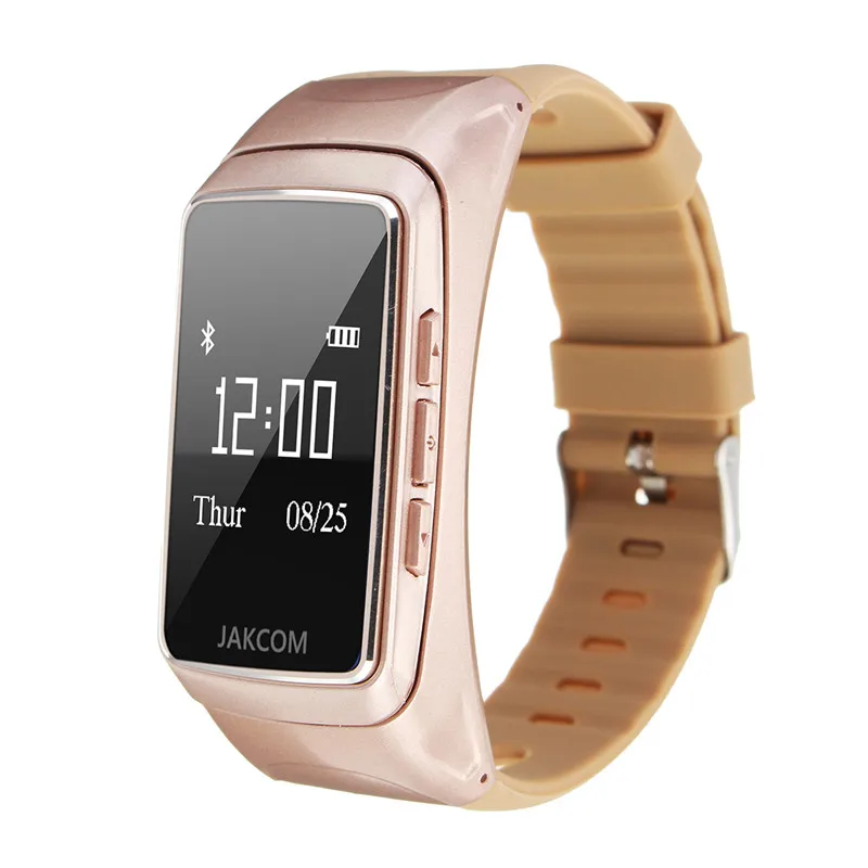 Golden Жизнь водонепроницаемый Bluetooth шагомер Smartband вызов калорий измеритель пульса шаг фитнес трекер музыкальный плеер спортивные наручные часы - Цвет: Golden