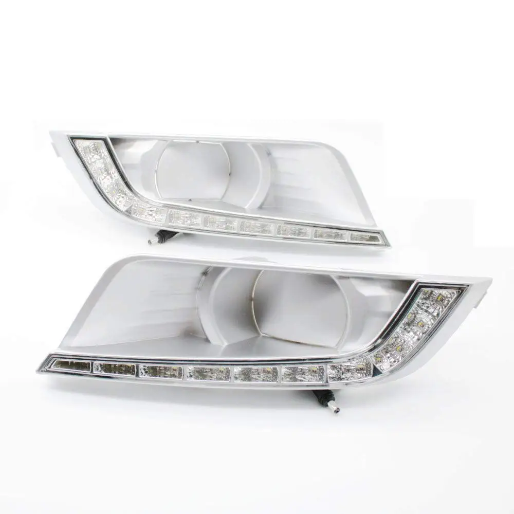 Автомобильные светодиодные дневные ходовые огни передний бампер Белый DRL