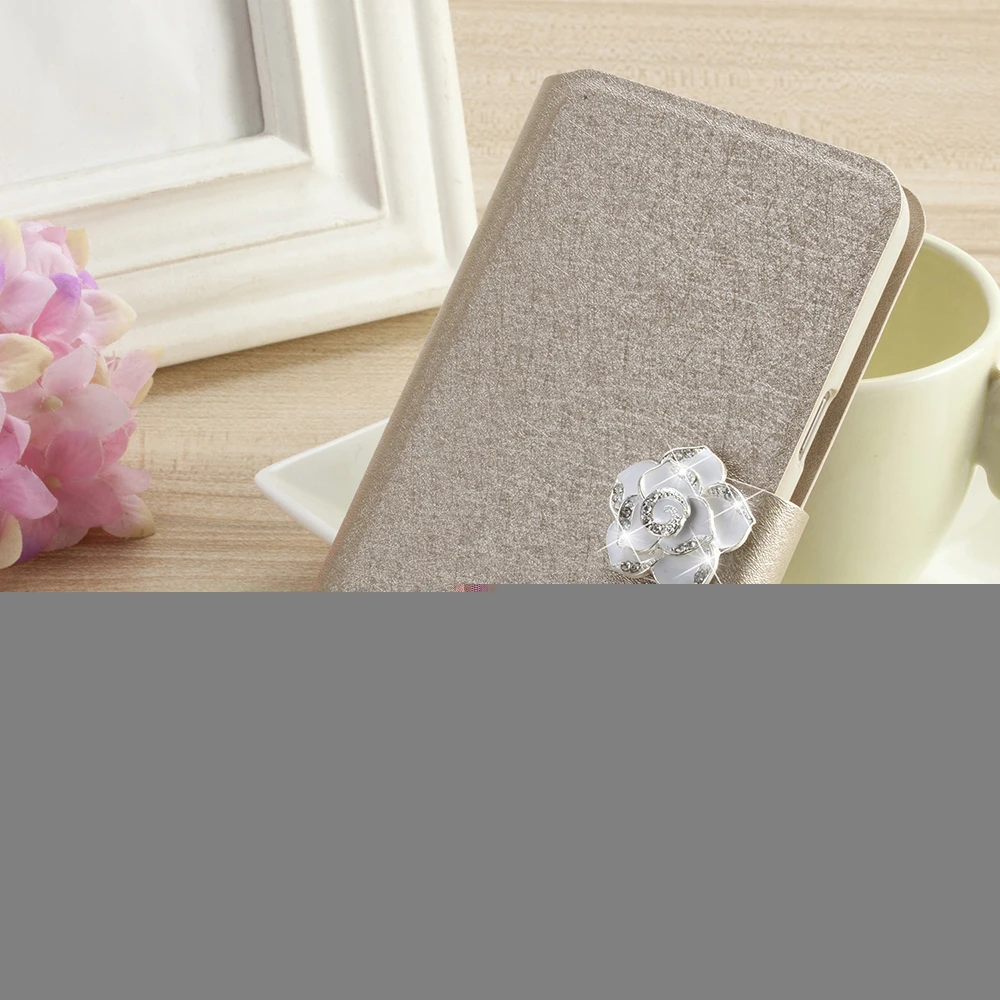 Для Huawei P7 чехол Роскошные Флип кожаный шелка с камелии серии мобильных телефонов