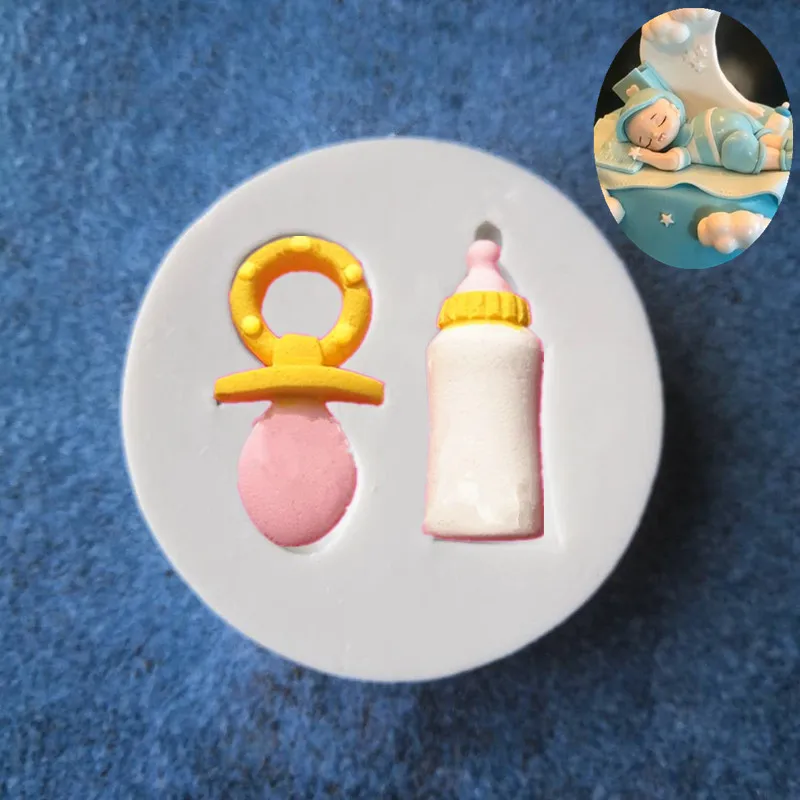 Бутылочка для сосков силиконовая форма торта бутылочка выпечки diy Форма