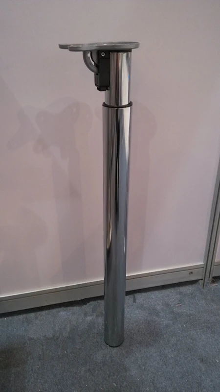 Dia60* H715-1100mm складной регулируемый круглый стол настольный ноги большой регулировки хром RV бар