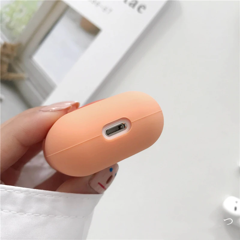 Силиконовый чехол с милым сердечком для Apple Airpods, защитный чехол, Bluetooth, беспроводной чехол для наушников, чехол для зарядки