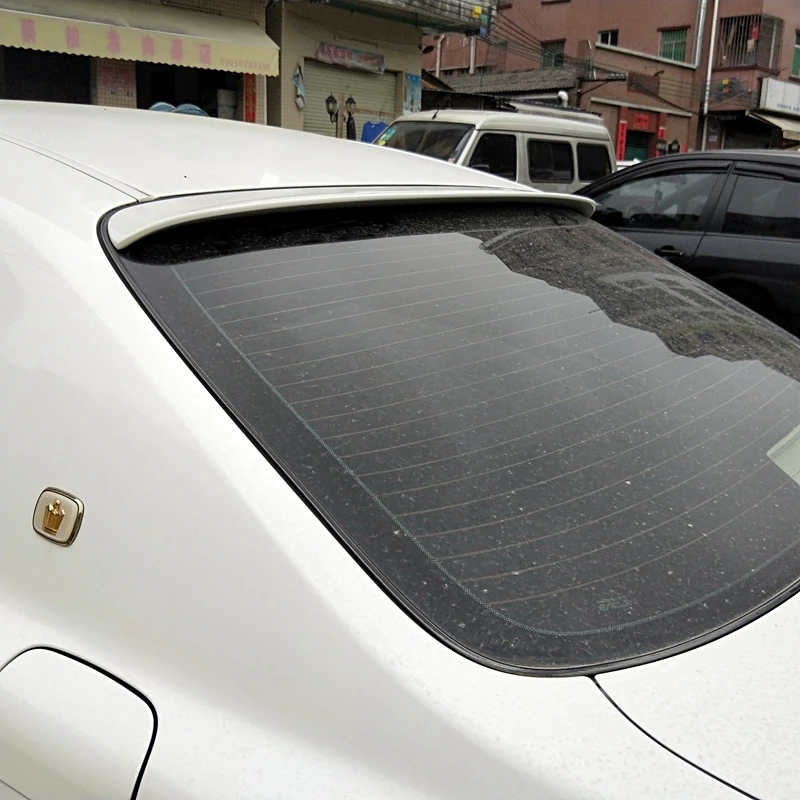 Для 2005 до 2009 Toyota Crown Athlete спойлер на крышу заднего окна высокого качества ABS Материал Неокрашенный цвет для спойлера Корона