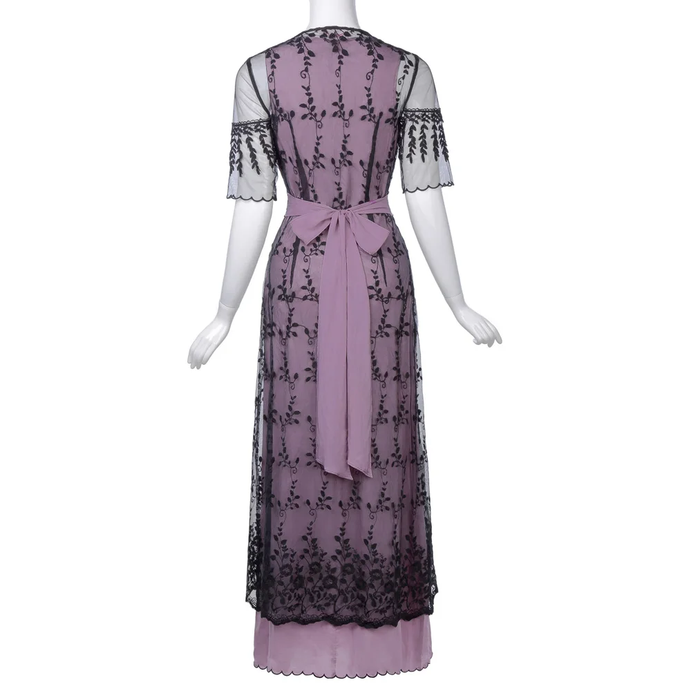 Belle Poque сексуальные женские платья в стиле ретро 40s 50s винтажные викторианском