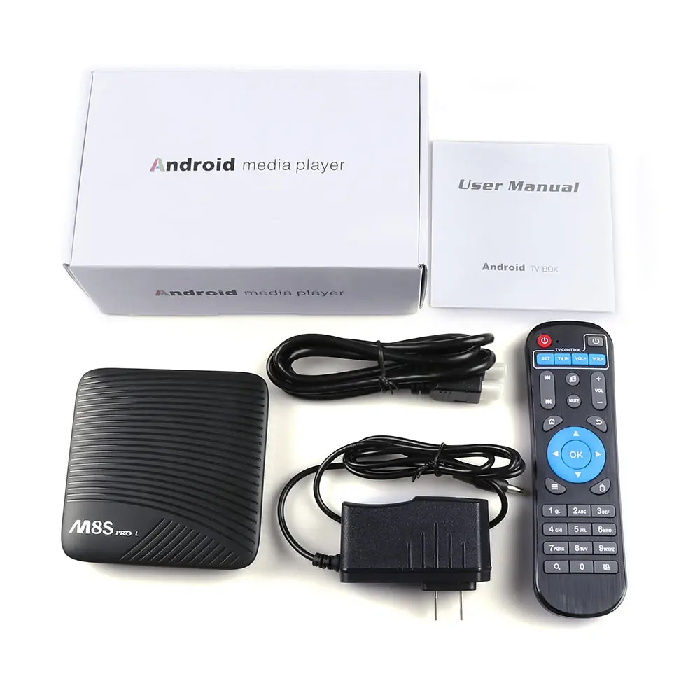 Mecool Smart tv BOX Amlogic S912 Восьмиядерный 3 Гб 16 Гб 2,4G wifi 3D HD tv Android 7,1 M8S PRO L ТВ приемник Android tv Box
