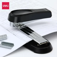 Deli степлер вращающийся головной офис и школа Переплет поставки удобный для пользователя энергосберегающий модный Центр Шарнир степлер 0333