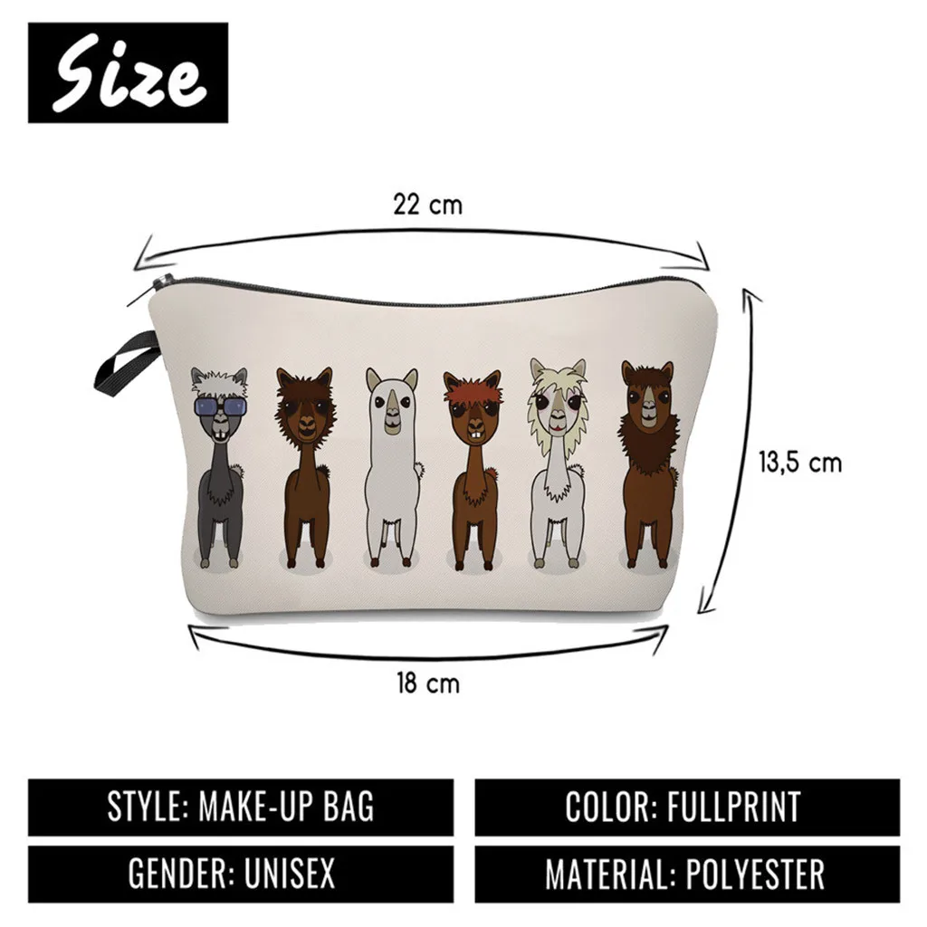 Женские сумки с буквенным принтом косметическая косметичка для Хранения