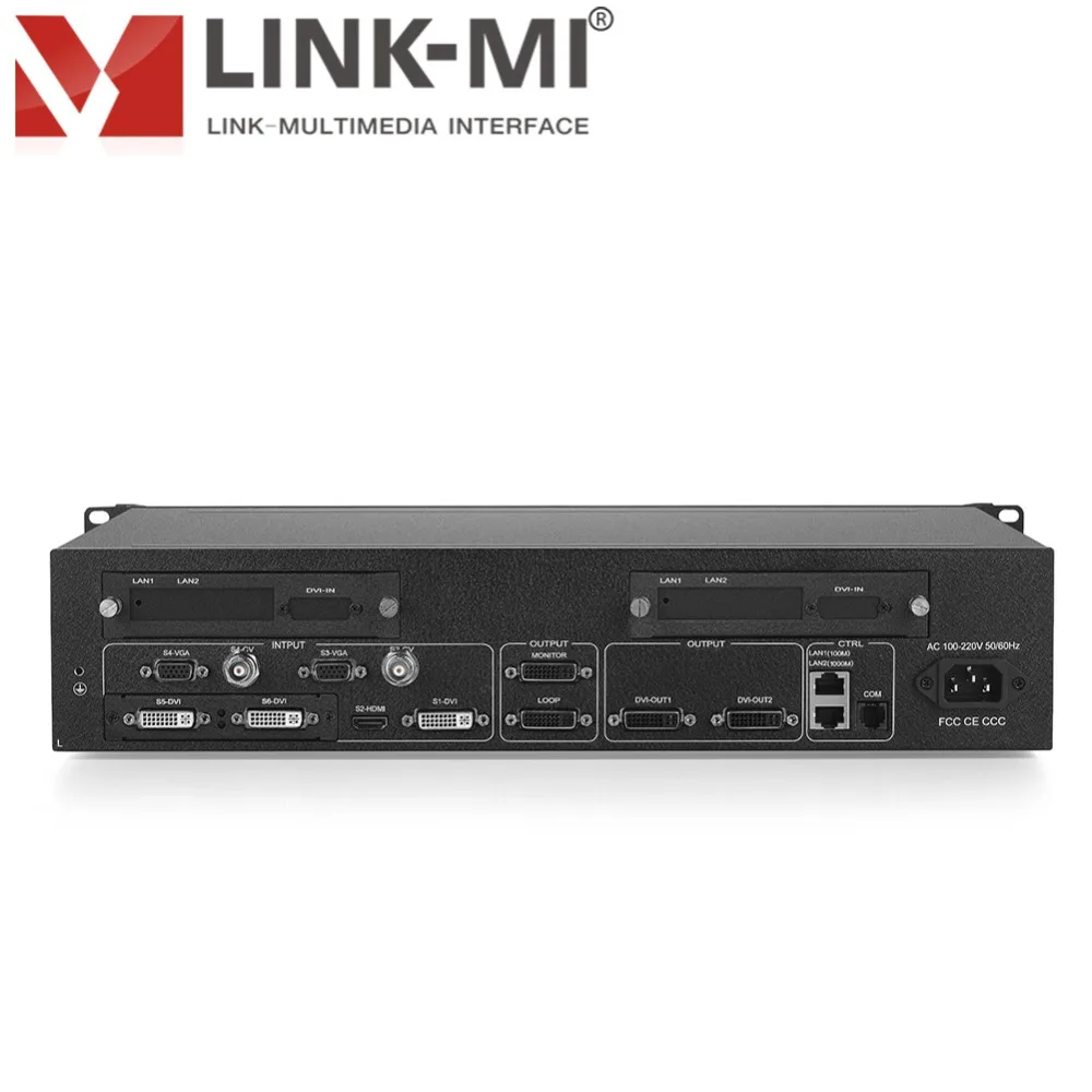 LINK-MI VC84 Multi-Image Splicing LED Video Processor 8 in 4 out Loop DVI + VGA HDMI CVBS | Электроника