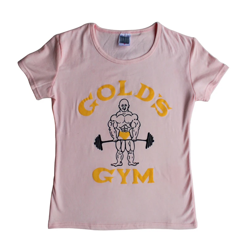 Women Summer Style Fitness Bodybuilding Tops Golds Gym Tee Short Feminino Ladies Sport Running T Shirt Camisetas Female Clothes | Женская