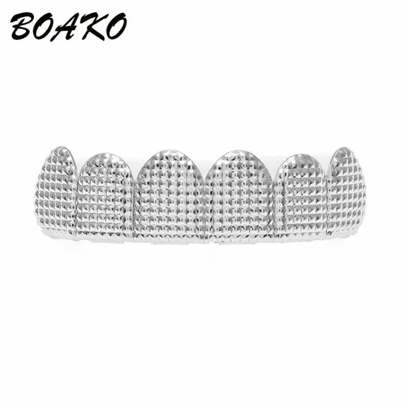 BOAKO, Золотая решетка, решетка для зубов, гриль, хип-хоп, мужские верхние и нижние грили, зубной рот, панк, зубные колпачки, рэппер, косплей, украшения для тела