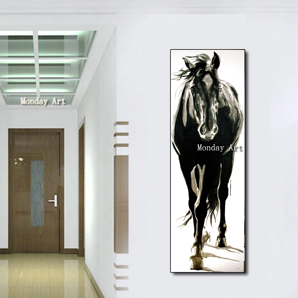 

Best Hand Painted Animals Oil Painting on Canvas horse paintings Wall artwork picture wall canvas painting For Home Decoration