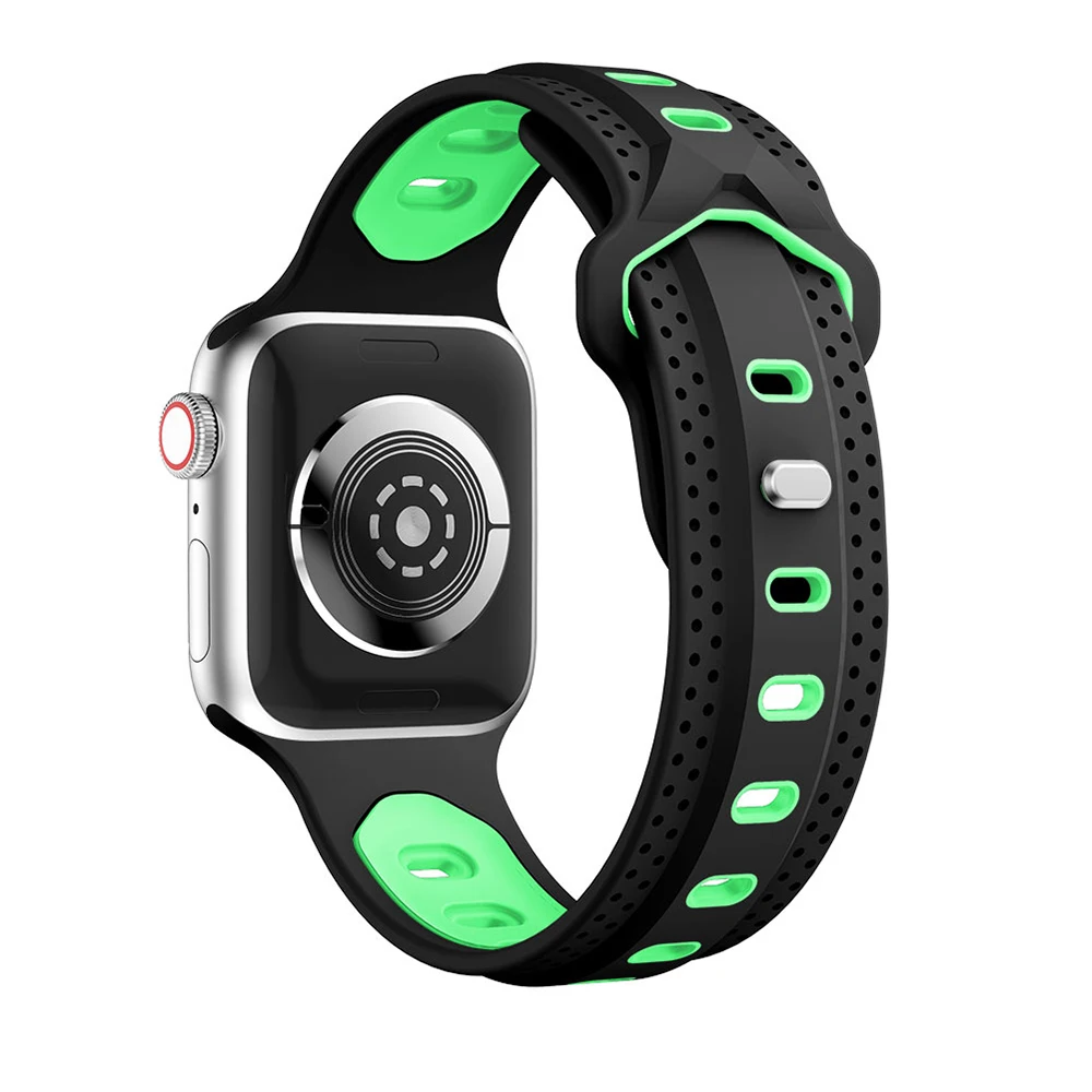 Y образный силиконовый ремешок для Apple Watch 40 мм 44 38 42 Frontier smart watch band series 4 3 2 1