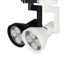 Сверхъяркий светодиодный Трековый светильник, 2 шт., 35 Вт, двухпроводный COB рельсовый прожектор, COB светодиодный Трековый светильник льник
