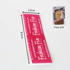 50 шт.лот 8,5 см * 2,5 см прочная Клейкая Двусторонняя лента для Toupeesпарик из кружева красная сторона к основанию ленты хорошее качество гарантия