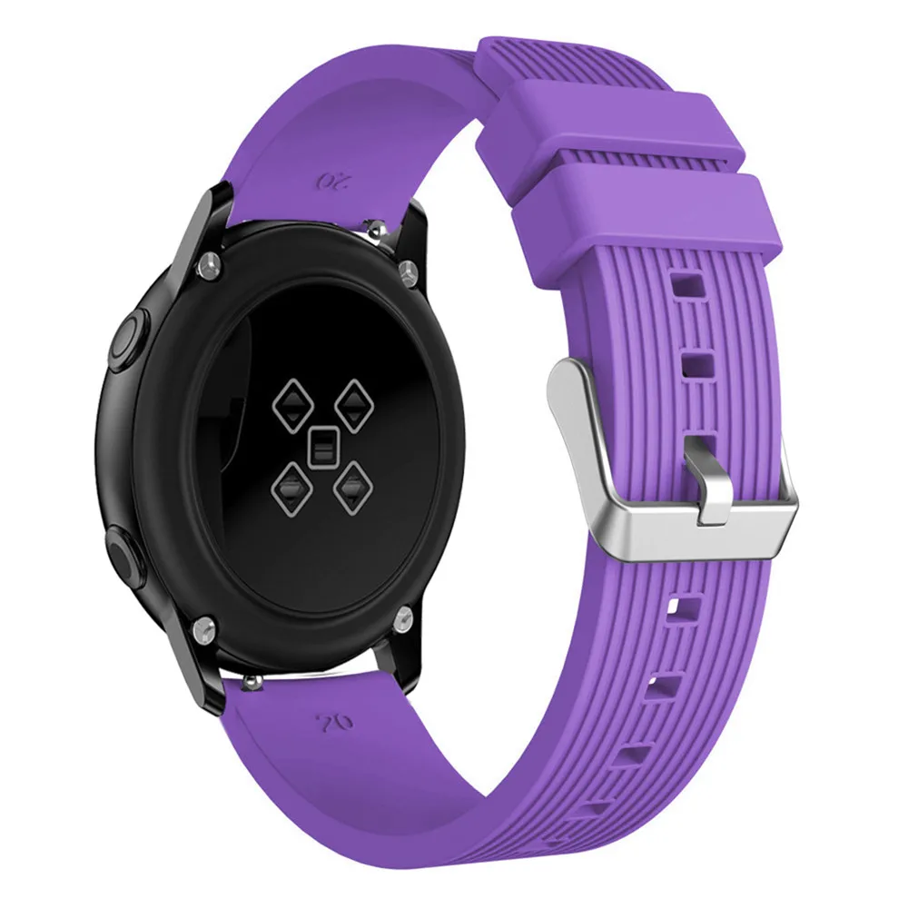20 ремешок для часов, мм силиконовый браслет для samsung Galaxy Watch active Band умный браслет спортивные Сменные аксессуары ремешок для часов