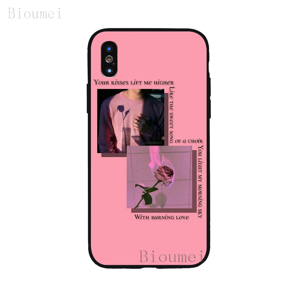 A03--7 Bioumei, Ретро стиль, красный, эстетический Мягкий ТПУ чехол для iPhone 11 Pro Max XR XS Max 7 8 Plus 5 6 6S Plus, чехол для X 03 - Цвет: A03--7