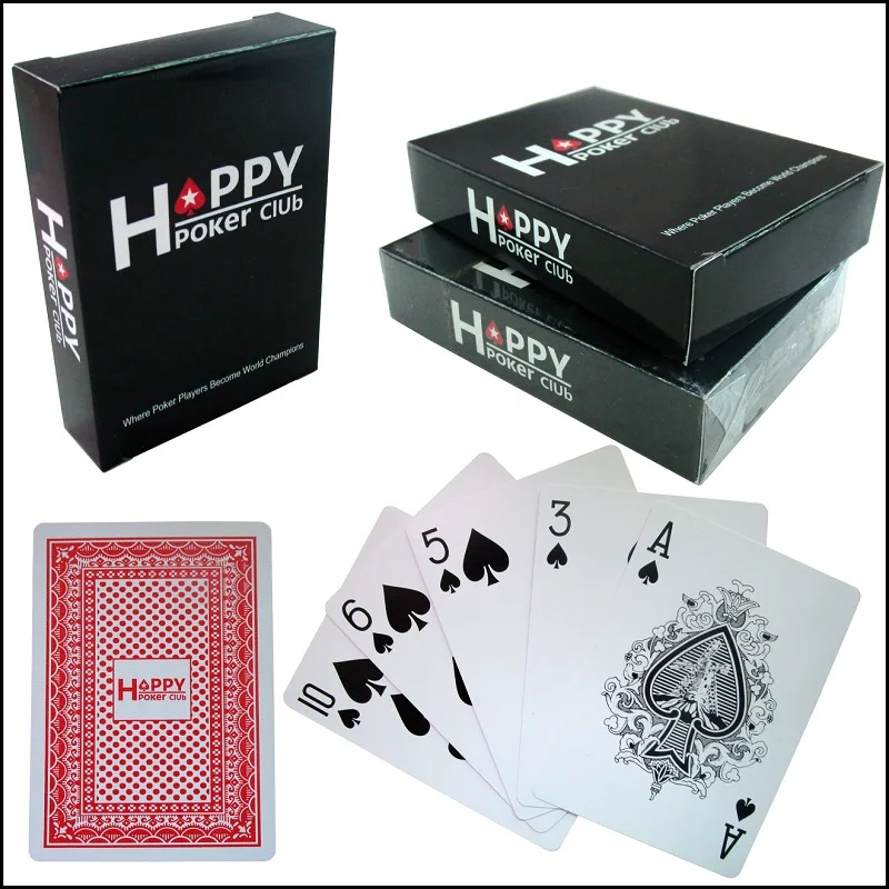 1 шт. красный и синий пластиковая покерная карта водонепроницаемая Texas Hold'em игральные карты размер покера Jumbo индекс 54 пластиковые игральные карты
