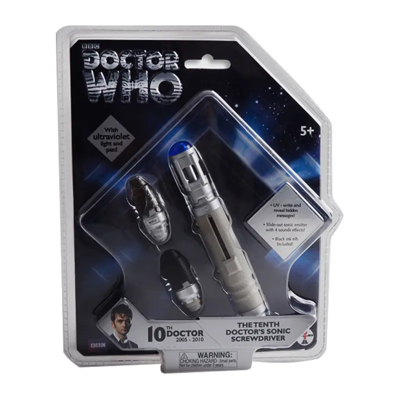 Doctor Who 10th/11th/12th звуковая отвертка Peter Capaldi с подсветкой и звуком Cospaly реквизит