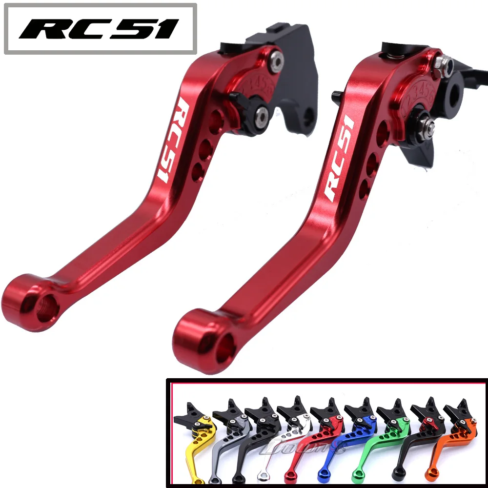 Для Honda RC51/RVT1000 SP 1/SP 2 2000 2006 аксессуары для мотоциклов CNC Короткие тормозные рычаги