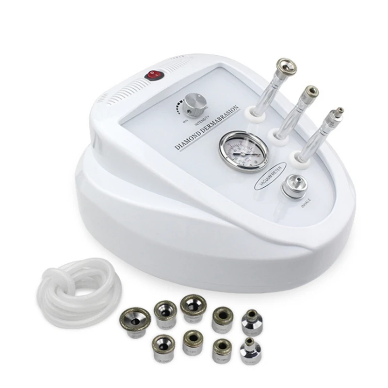 Красота Алмазная дермабразия Pro микродермабразия кожи уход за здоровьем машина акне прыщи вакуум угри для удаления, всасывающий инструмент E