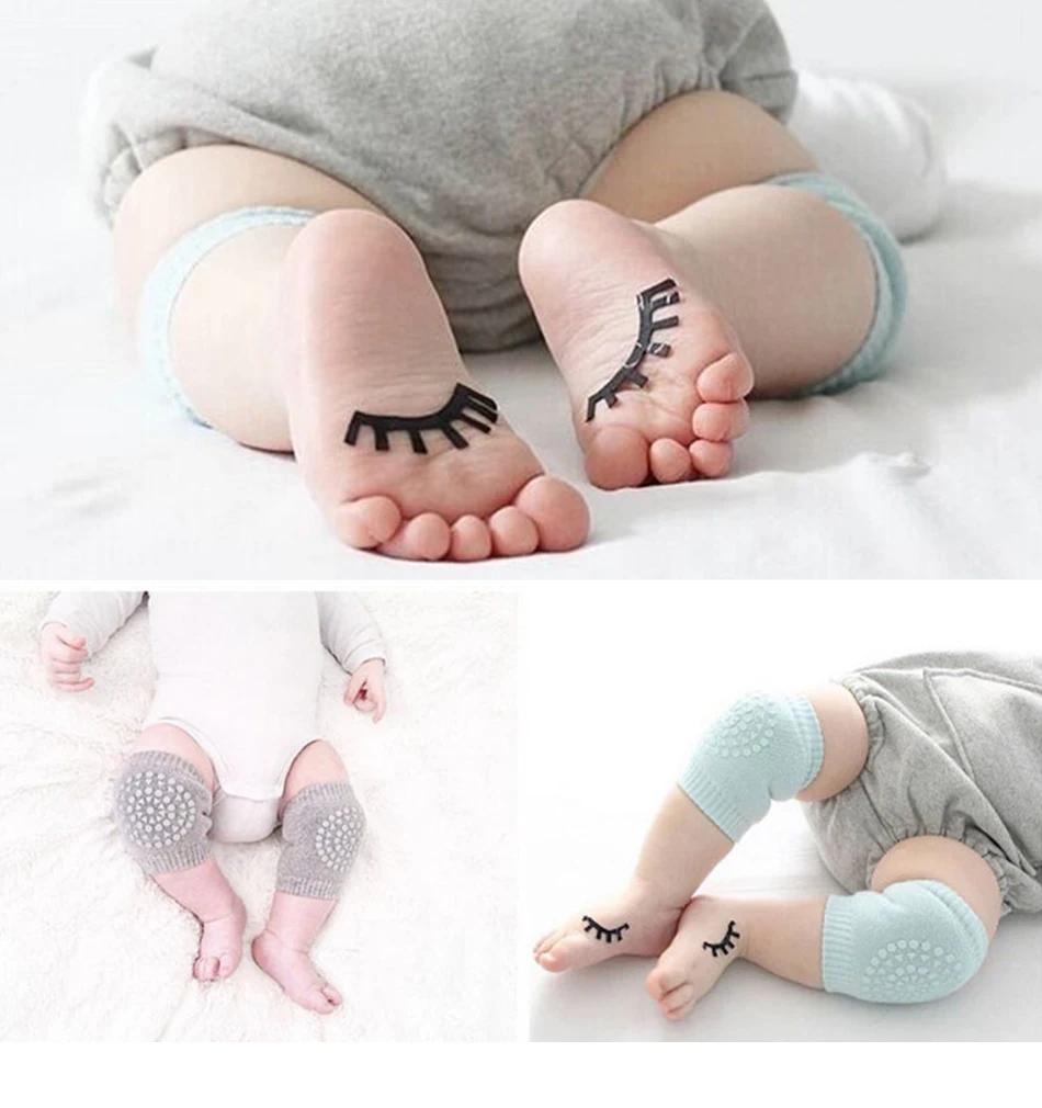 

Cotton Children Knee Protectors Non-Slip Baby Crawling Knee Pads Safety Baby Leg Warmers Baby Knee Pads Kids kneeling Protector