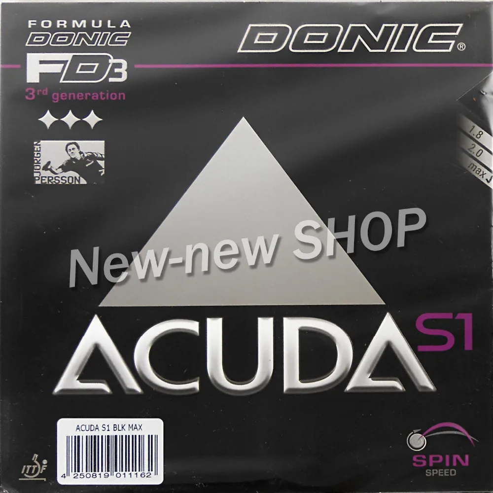 Donic ACUDA S1 (S 1 S-1) 12081 # Pips-In настольный теннис (пинг-понг) Резина с губкой | Спорт и
