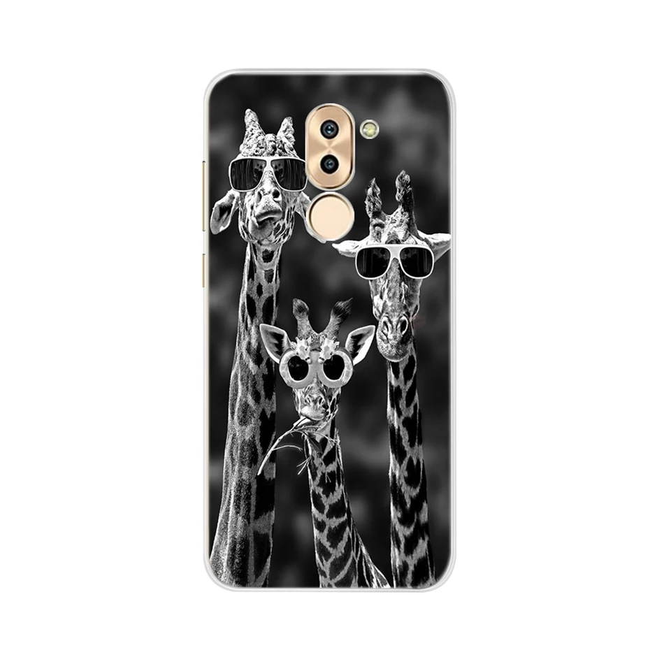 Чехол для huawei Honor 6X, чехол huawei mate 9 Lite, чехол 5,5, мягкий силиконовый чехол для телефона из ТПУ, чехол s для huawei Honor 6X GR5, задняя крышка - Цвет: Зеленый