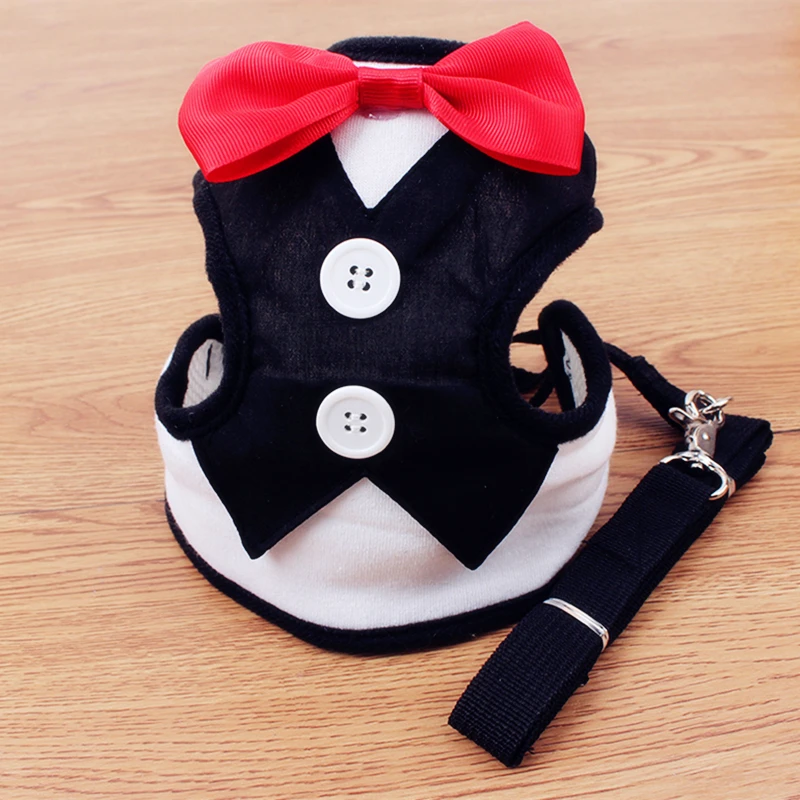 Поводок для собак жилет джентльменов ошейник кошек одежда йорков | Дом и сад