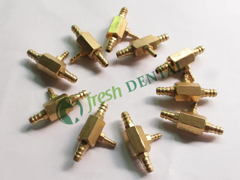 Один ПК стоматологический три принять клапан 3 ходовой соединителя Тройник