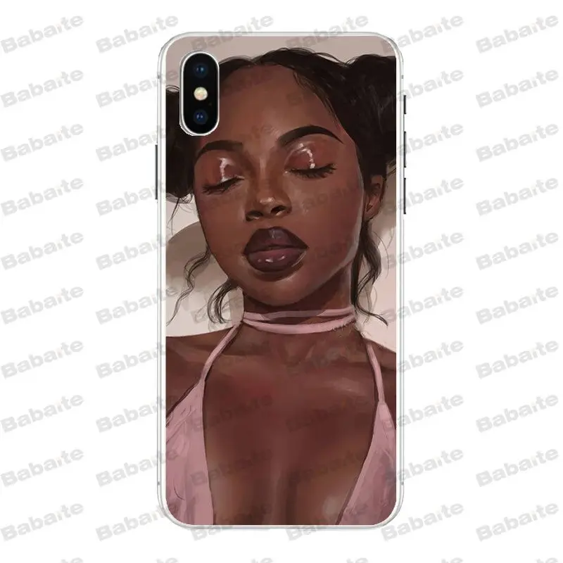 A8 Babaite queen афро меланин поппин черная девушка телефон чехол для iPhone X Xs Xr XsMax 7 7plus 8 8plus 6 6s 5 5S SE 11 11pro 11promax - Цвет: A8