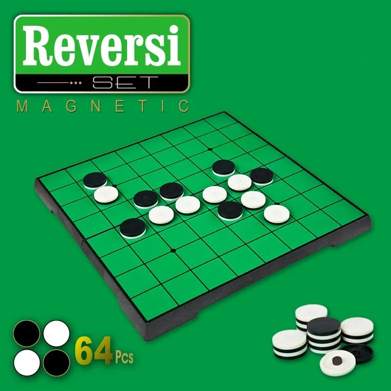 25 см Акриловые Магнитные портативные складные шахматы Reversi Othello стандартная